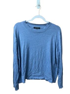 Banana Republic Silk Cashmere Blue Sweater